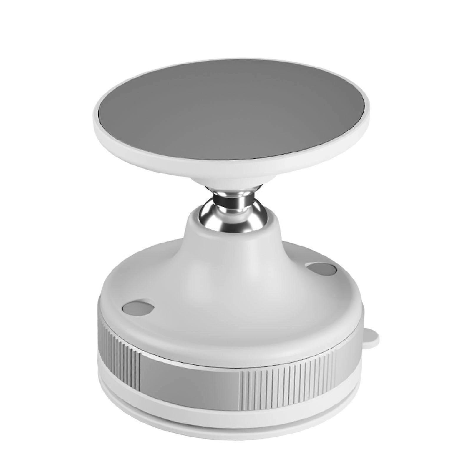 Foldable Car Mount Bracket Rack Nonslip Adjustable Stand Vacuum Technology Double Sided for Phone Navigation Travel Use White