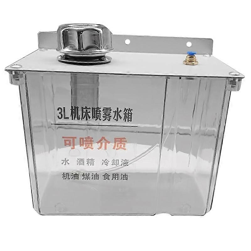 3L CNC Lubrication Water Box Lathe Drill Engraving Machine Oil Tank