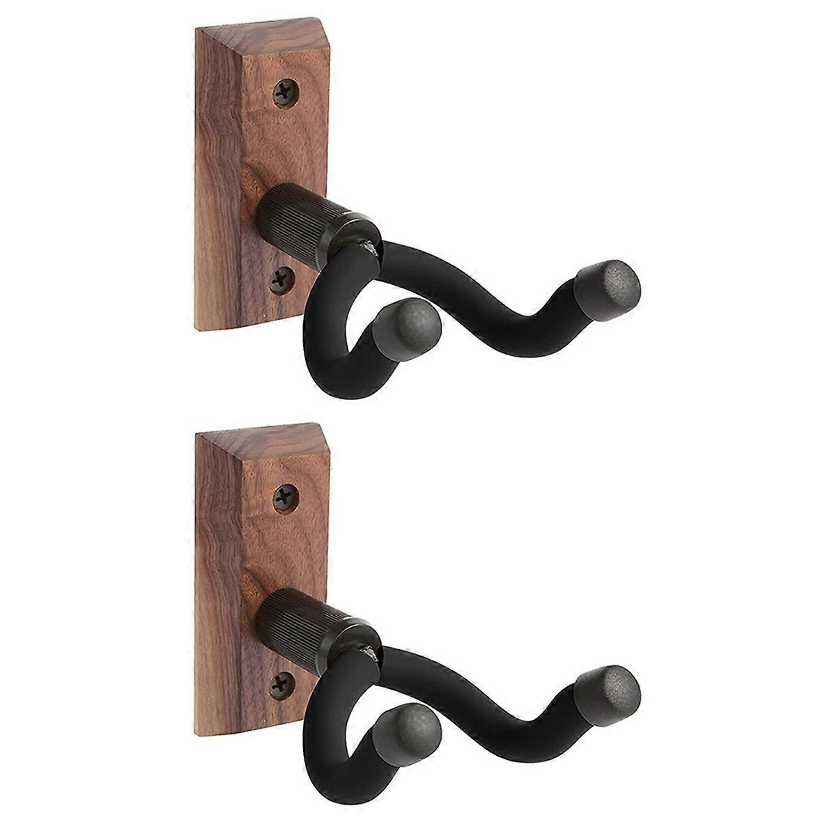 2PCS Guitar Wall Mount, Bracket Holders for Electric Guitars Bass