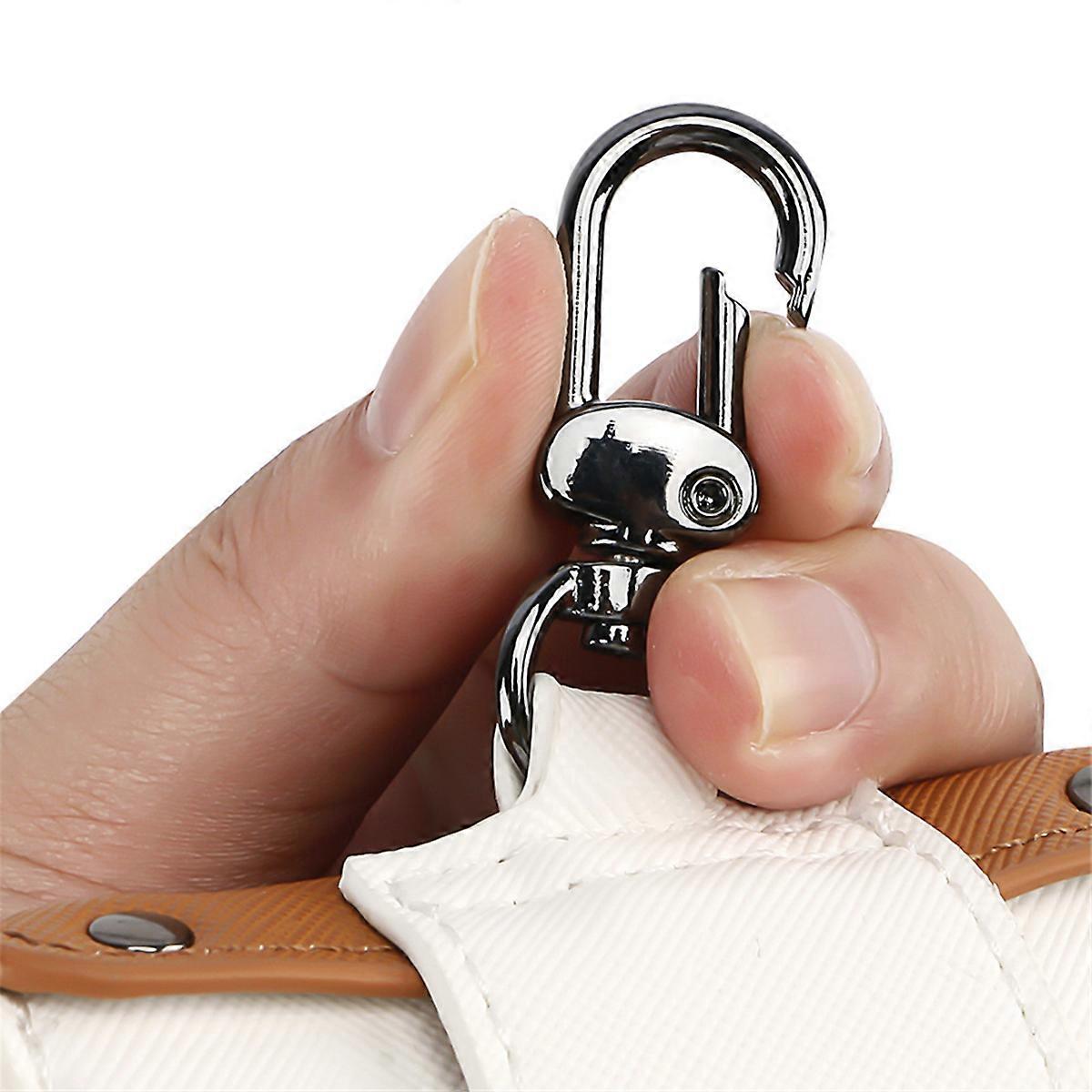 ゴルフボールバッグポーチ カラーブロック ゴルフティーバッグホルダー ブラウン