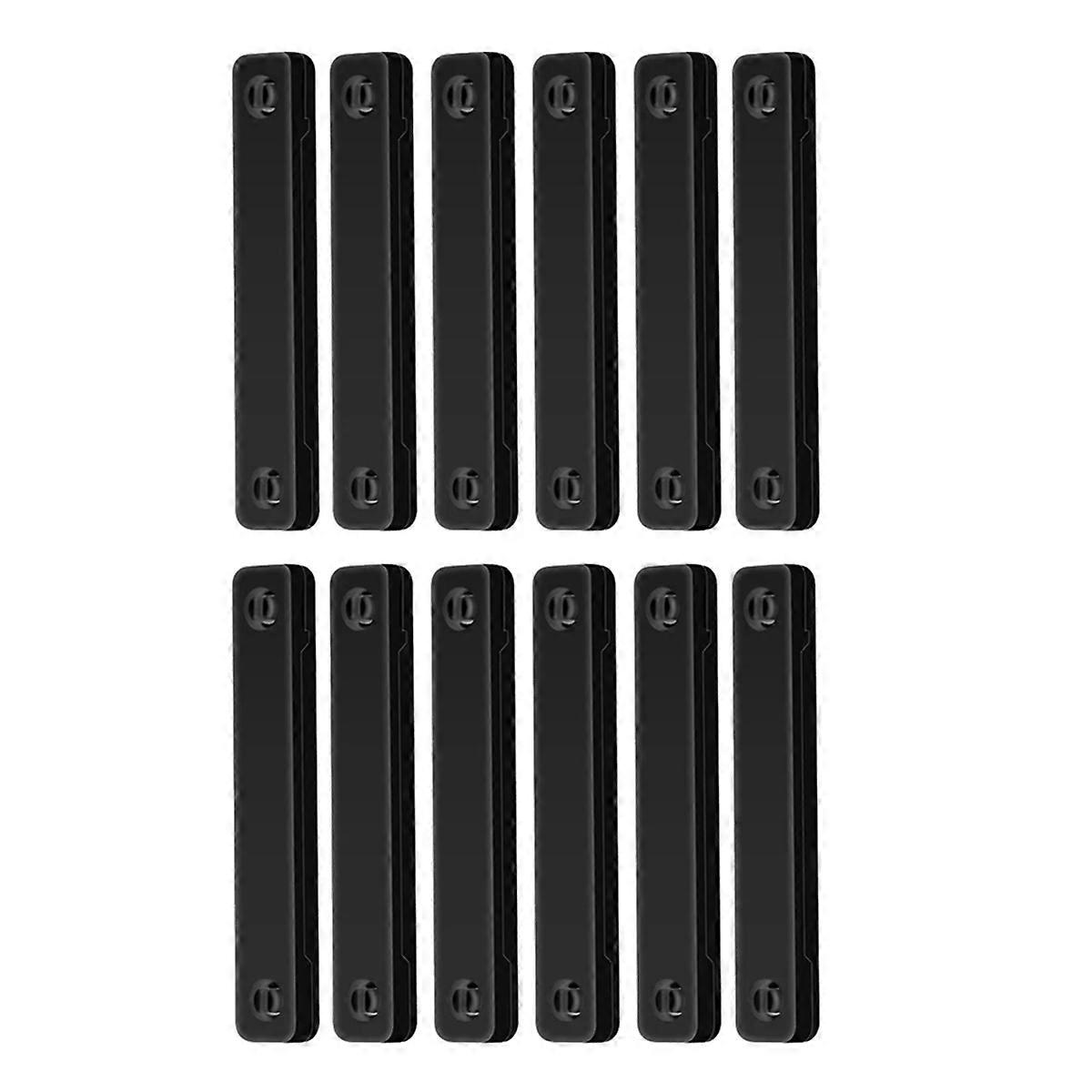 12PCS Black Window screening Europe No Punching Magnetic Retainer
