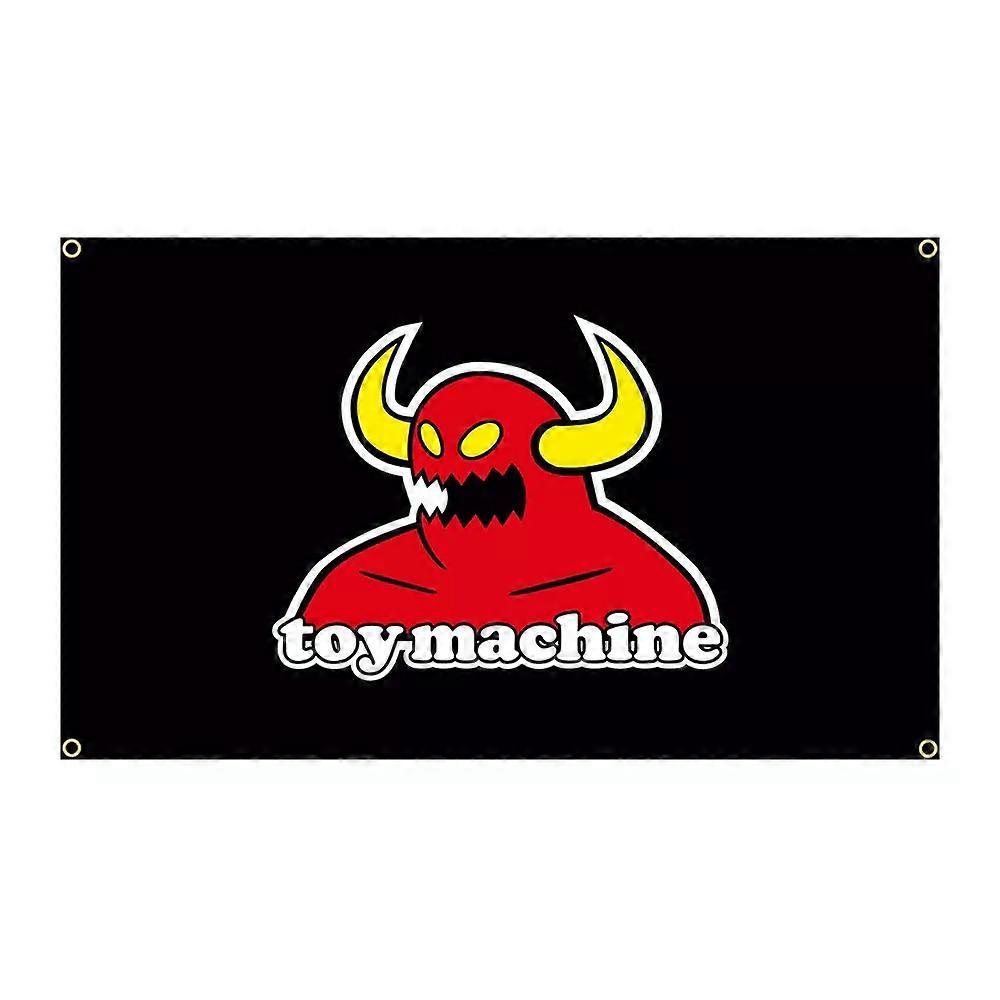 90x150cm Hračky Stroje Skate Flag Polyester Tištěný Devil Push Banner Park nebo venkovní Pro dekoraci
