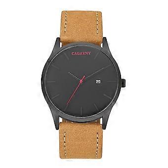 CAGARNY 6850 Dual Quartz Movement Watch