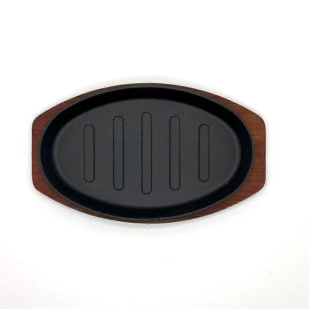 1 piece cast iron skillet for roti egg shape 12 inches