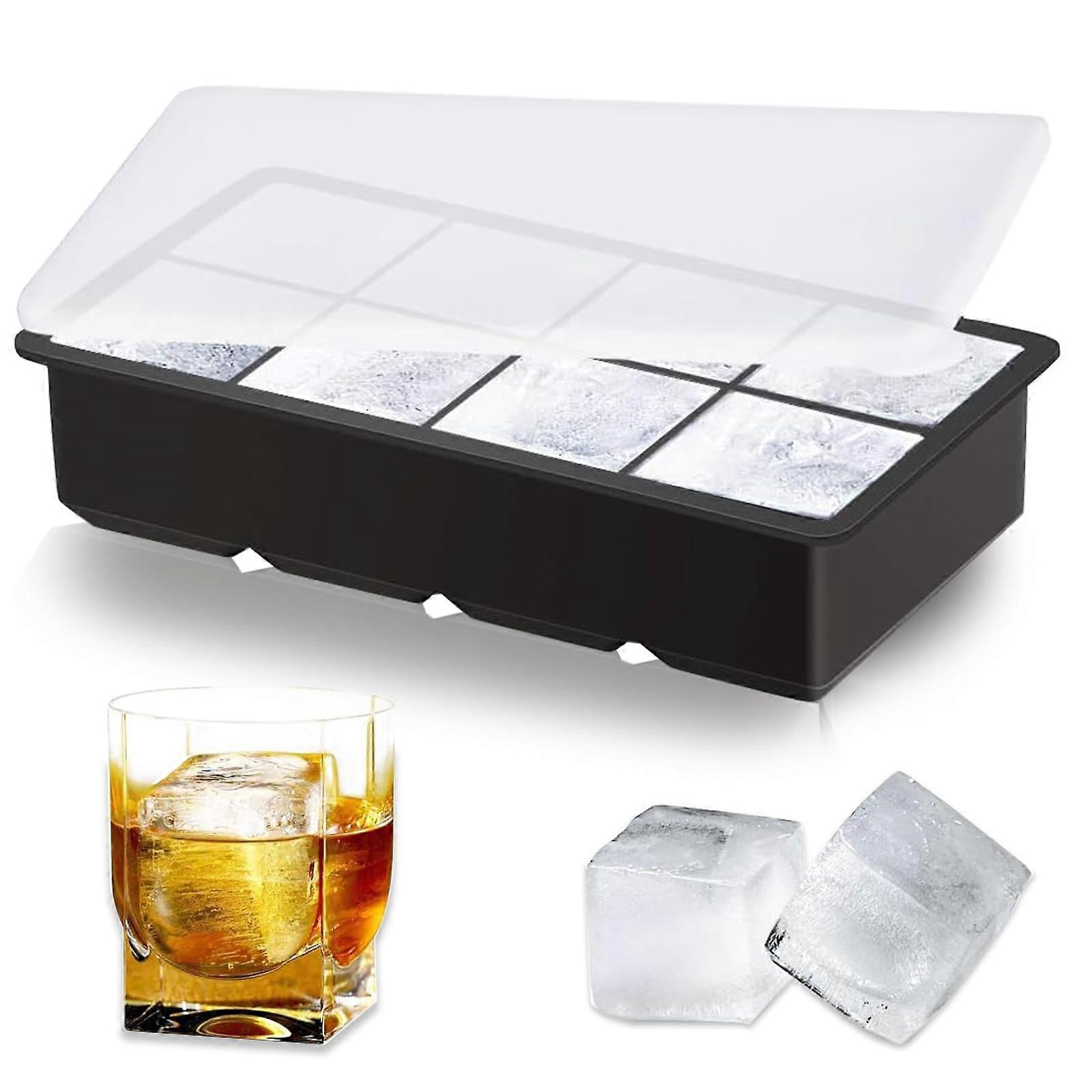 1 food-grade silicone ice cube tray for making ice cubes creative large