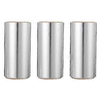 3 Rolls Highlighting Tin Foil Hair Foils Aluminum Foil Sheets for Home and Salon