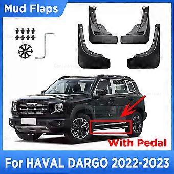 Apply For Great Wall HAVAL DARGO 2022 2023 Mud Flaps Splash Guard Mudguards MudFlaps Front Rear Fender Auto Styling Car Accessories