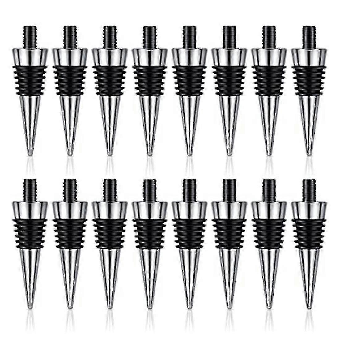 16pcs Metal Cork Blank Wine Stopper Kit for Wedding
