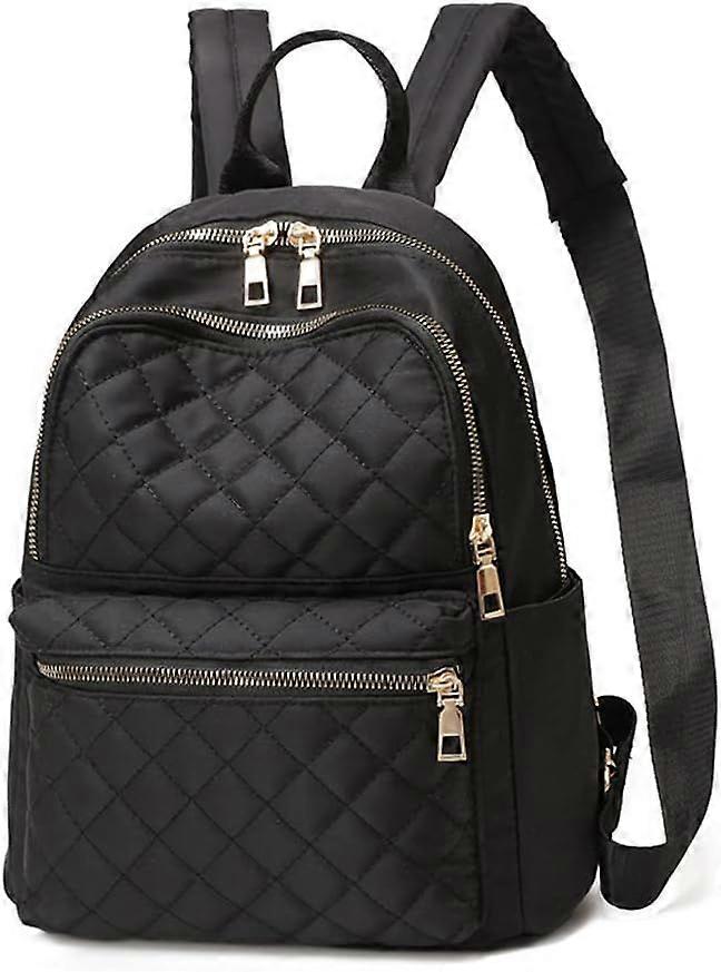 Small Lightweight Backpack - Wallet Women's Waterproof Anti-Theft Mini Backpack, Black, Small