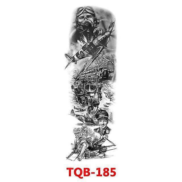 Waterproof Temporary Tattoo Sticker Totem Geometric Full Arm Large Size Sleeve Tatoo Fake tatto flash tattoos for men women