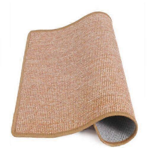 ナチュラルサイザル麻猫スクラッチマット30 x 40CMキティ家具ウォールトレイ用ノンスリップ