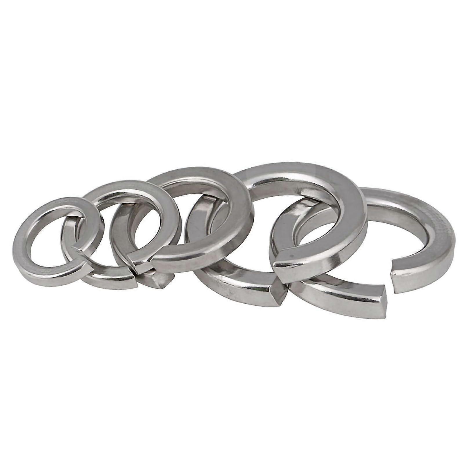 Stainless Steel Spring Split Lock Washer GB93 A2 304 / A4 316 / SUS 201, M1.6-M30, Elastic Gasket