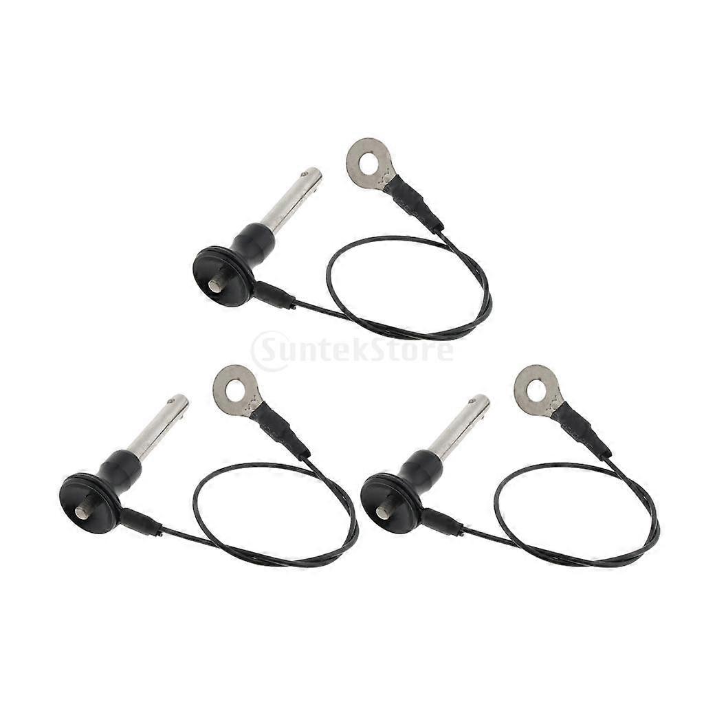 3 Pieces Ball Lock Pins Push Button Ball Quick Release Lock 20mm