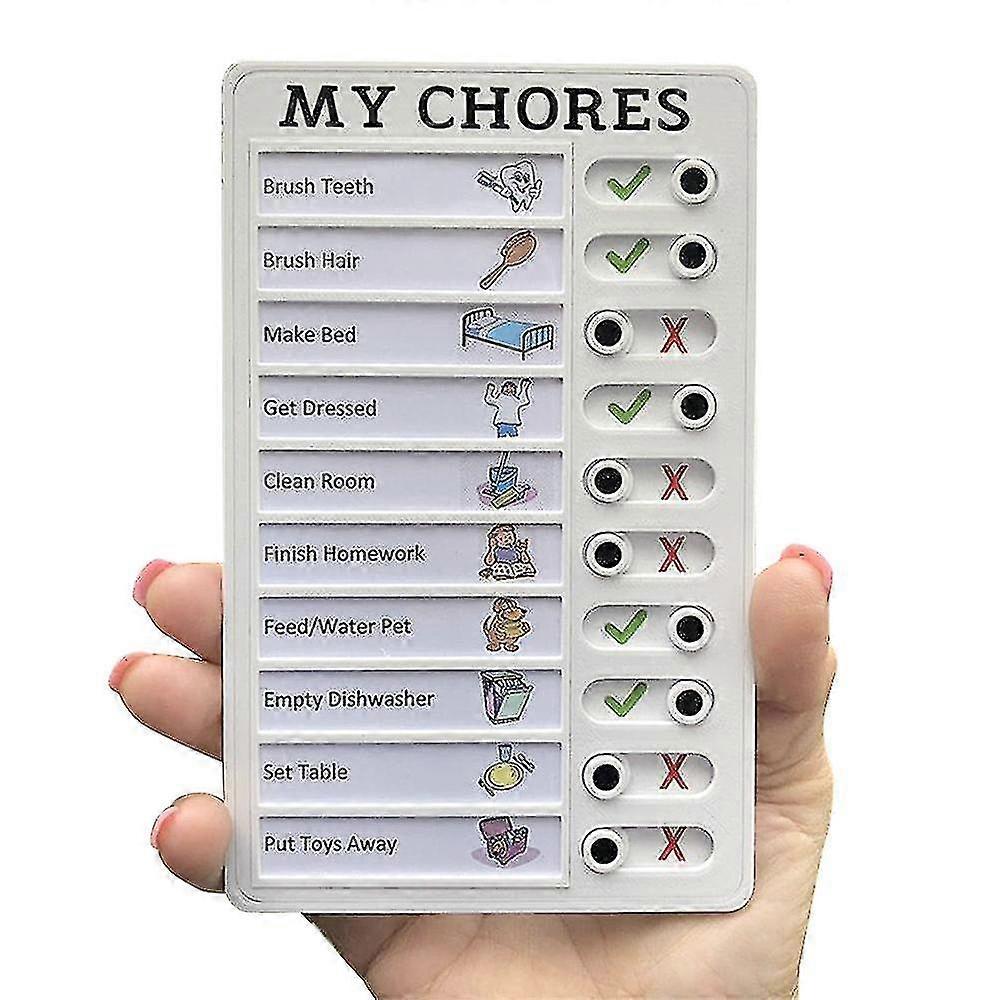 Portable My Chores Elder Care Message Rv Checklist Plastic Memo Board