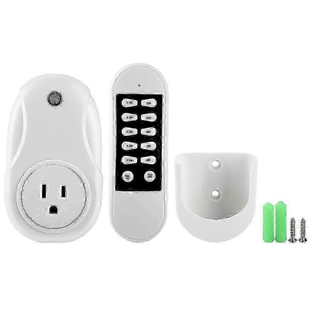 Us 100~120V Wireless Outlet Switch With Remote Control Wireless Electrical Outlet Plug lucky