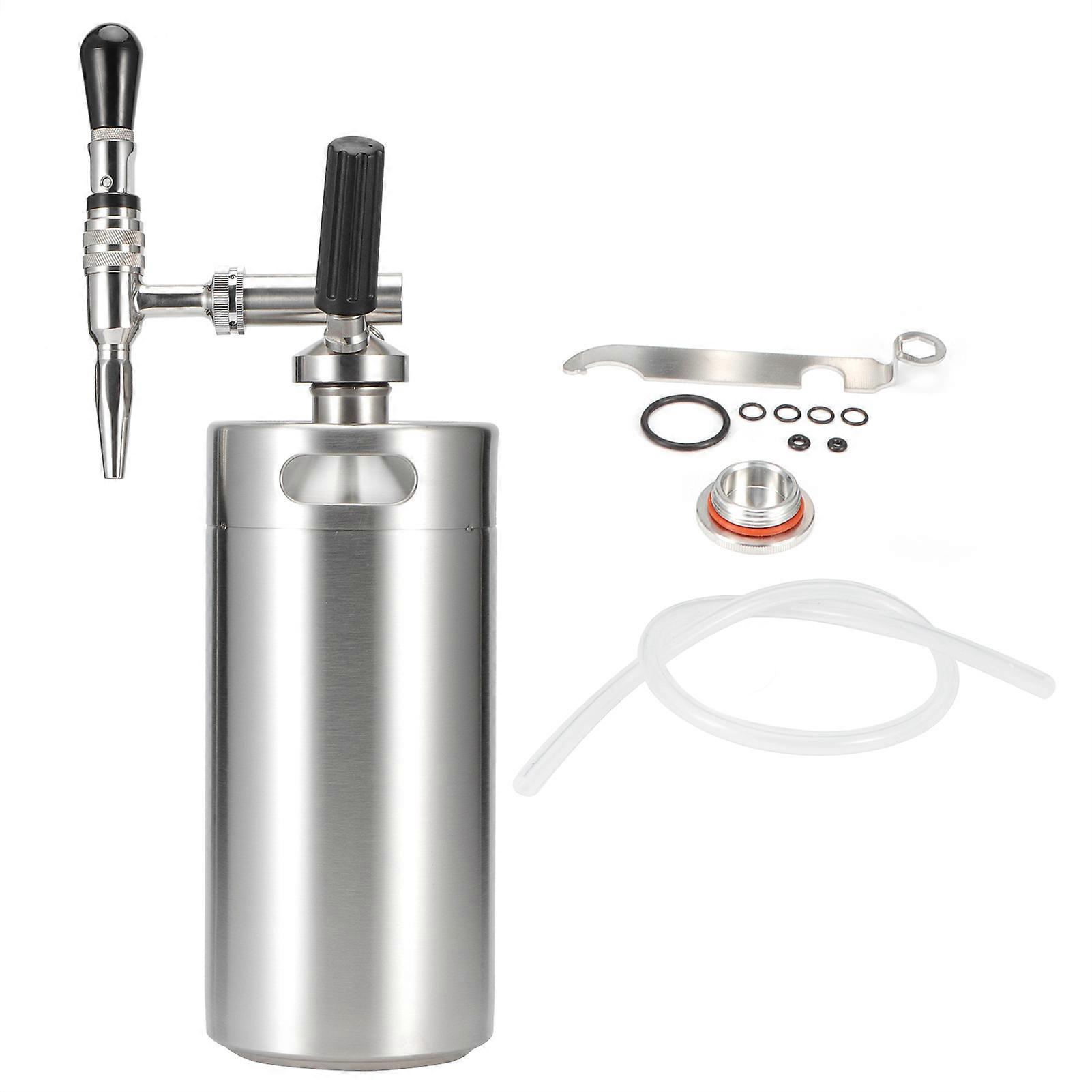 Nitro Cold Brew Coffee Maker Stainless Steel Keg Nitrogen Coffee Machine Dispenser System Kit