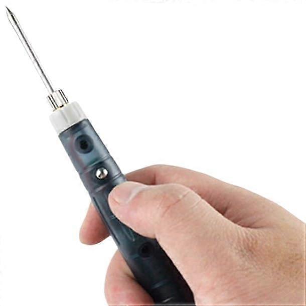 USB Soldering Iron Pen 5V 8W Portable Handheld Welding Tool Kit Black for Electronics Repair and DIY Projects