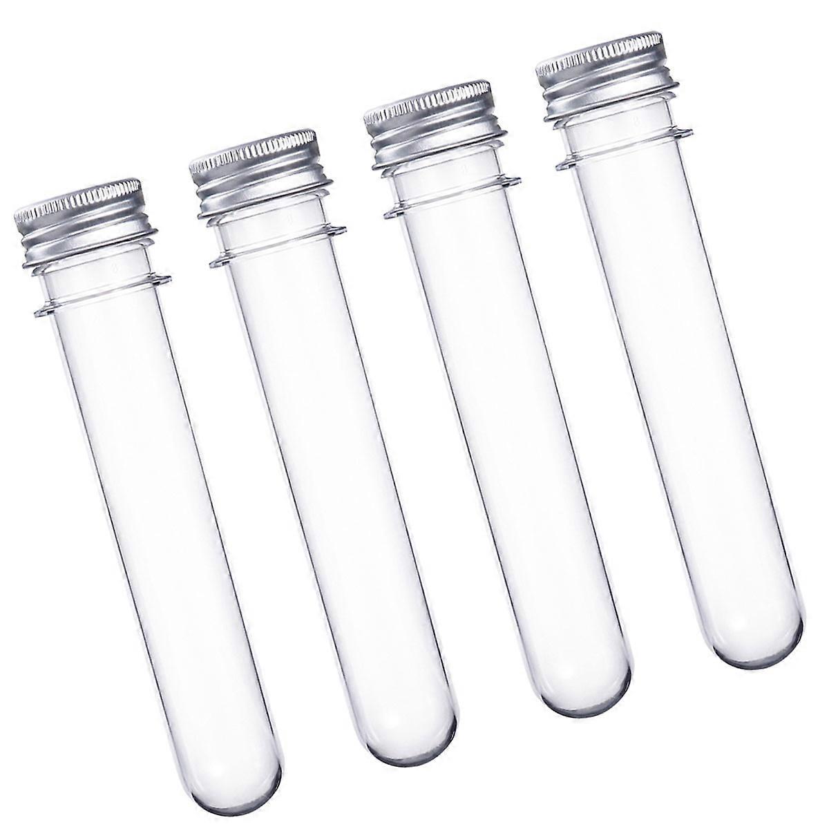 12pcs Plastic Test Tubes with Screw Caps for Bath Salts, Samples & Handmade Goods Storage – Lightweight, Easy to Clean, Ergonomic Design