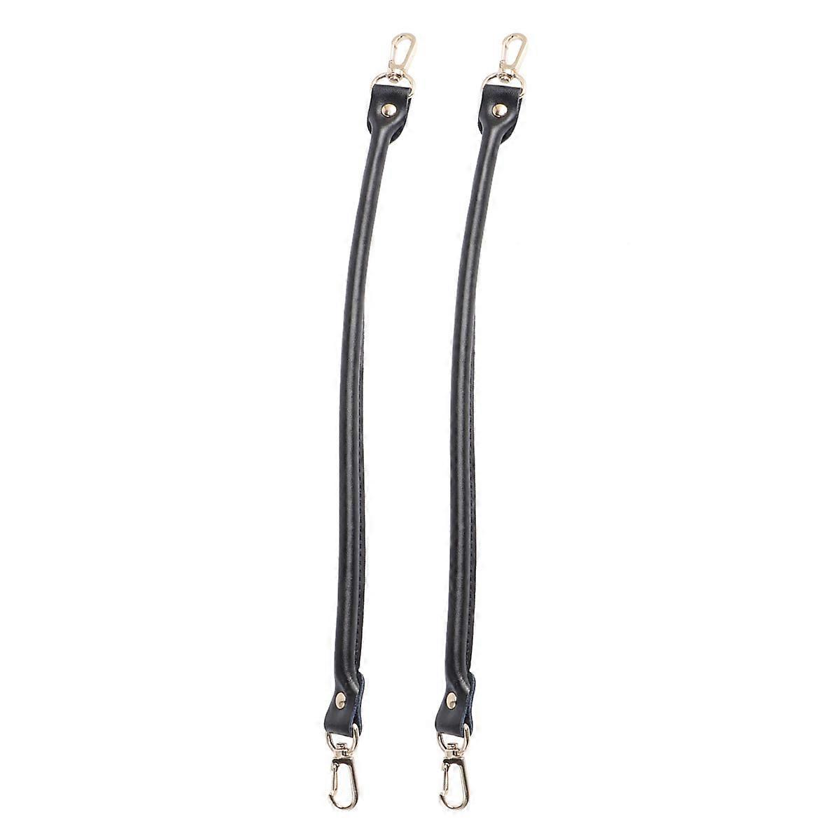 Cowhide Handbag Handles with Metal Buckle Easy Install Replacement Strap for DIY Handbag Accessories