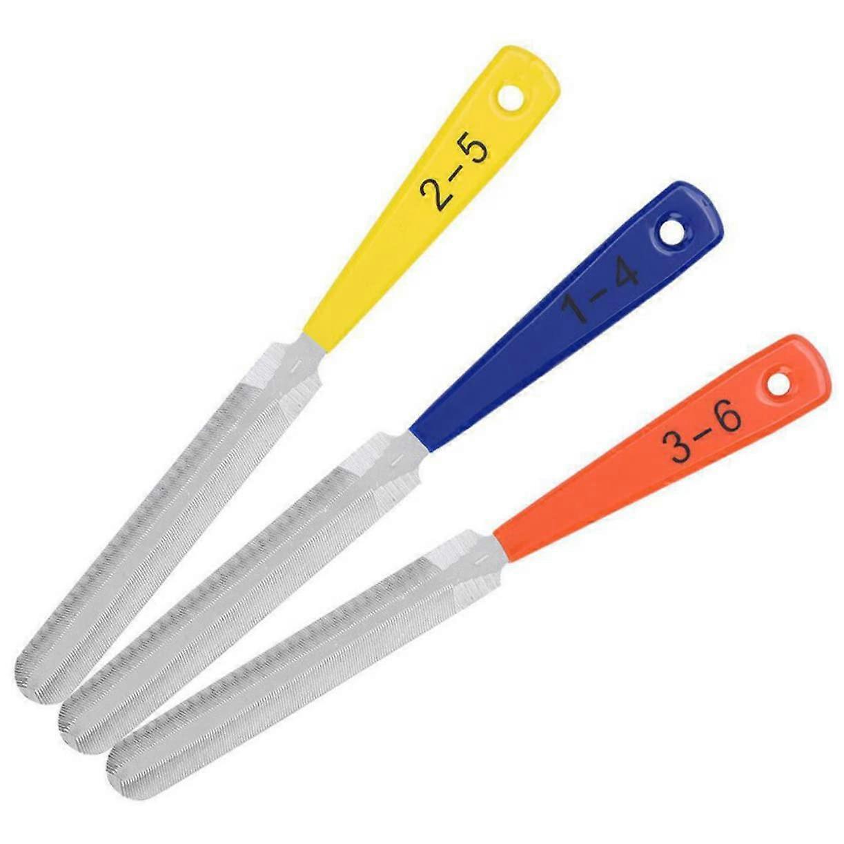 1 Set Guitar Nut File Instrument Modifying Luthier Tool for Ukulele Mandolin Guitar Bass Banjo String Instruments