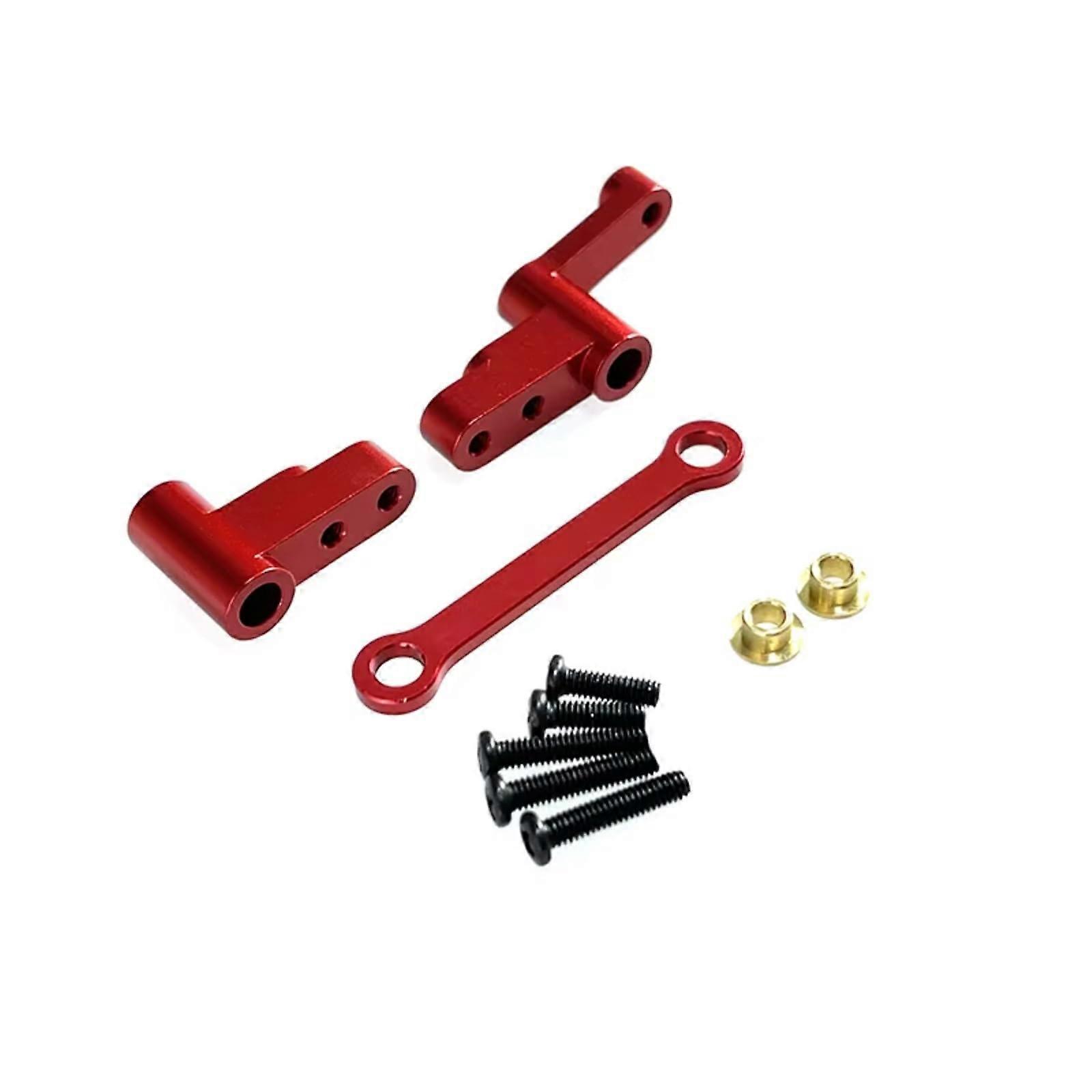 MJX Hyper Go 1/14 Scale 14301 14302 Metal Steering Gear Transmission Components Red RC Car Upgrade Part