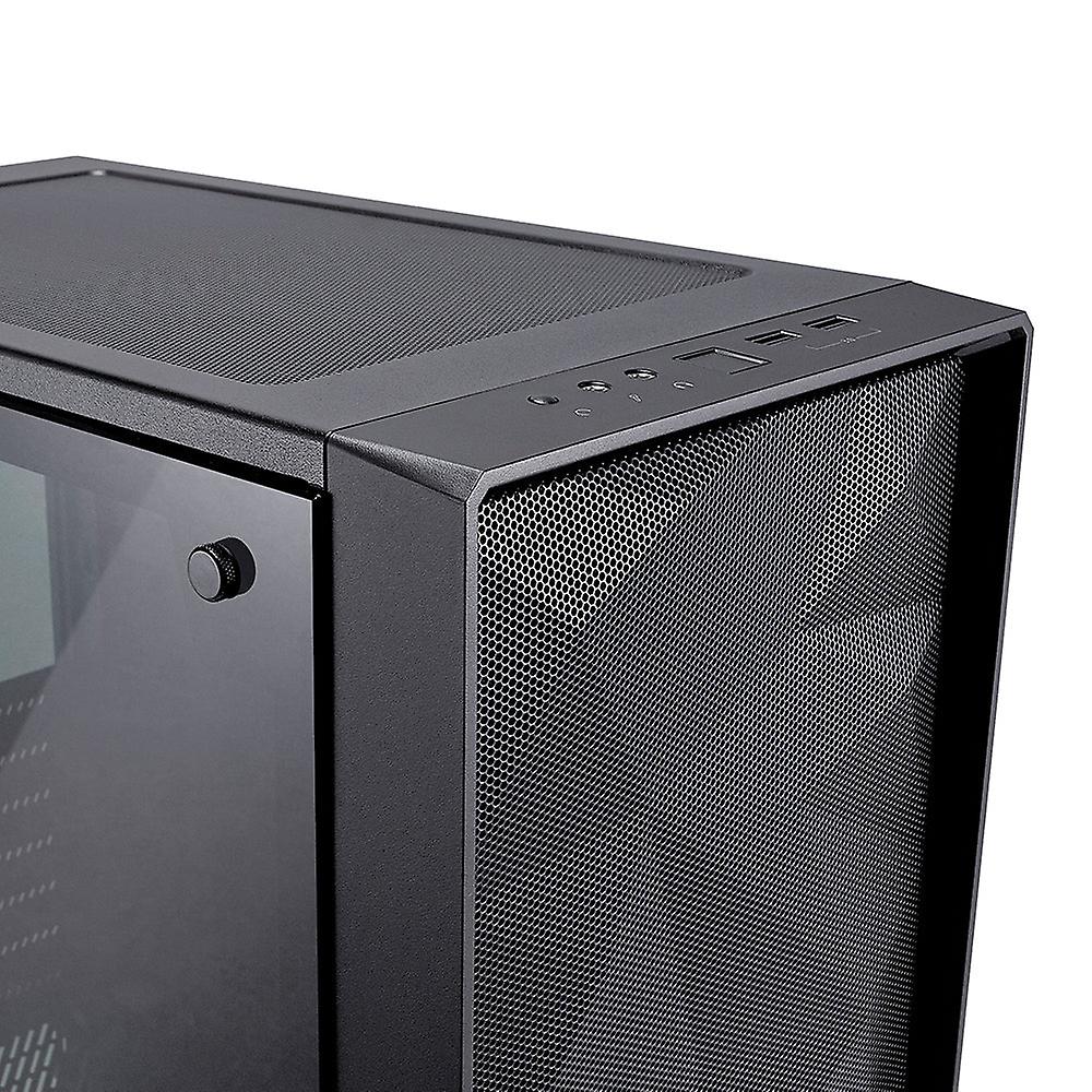 Fractal Design Meshify C - Black - Tempered Glass Side Panel