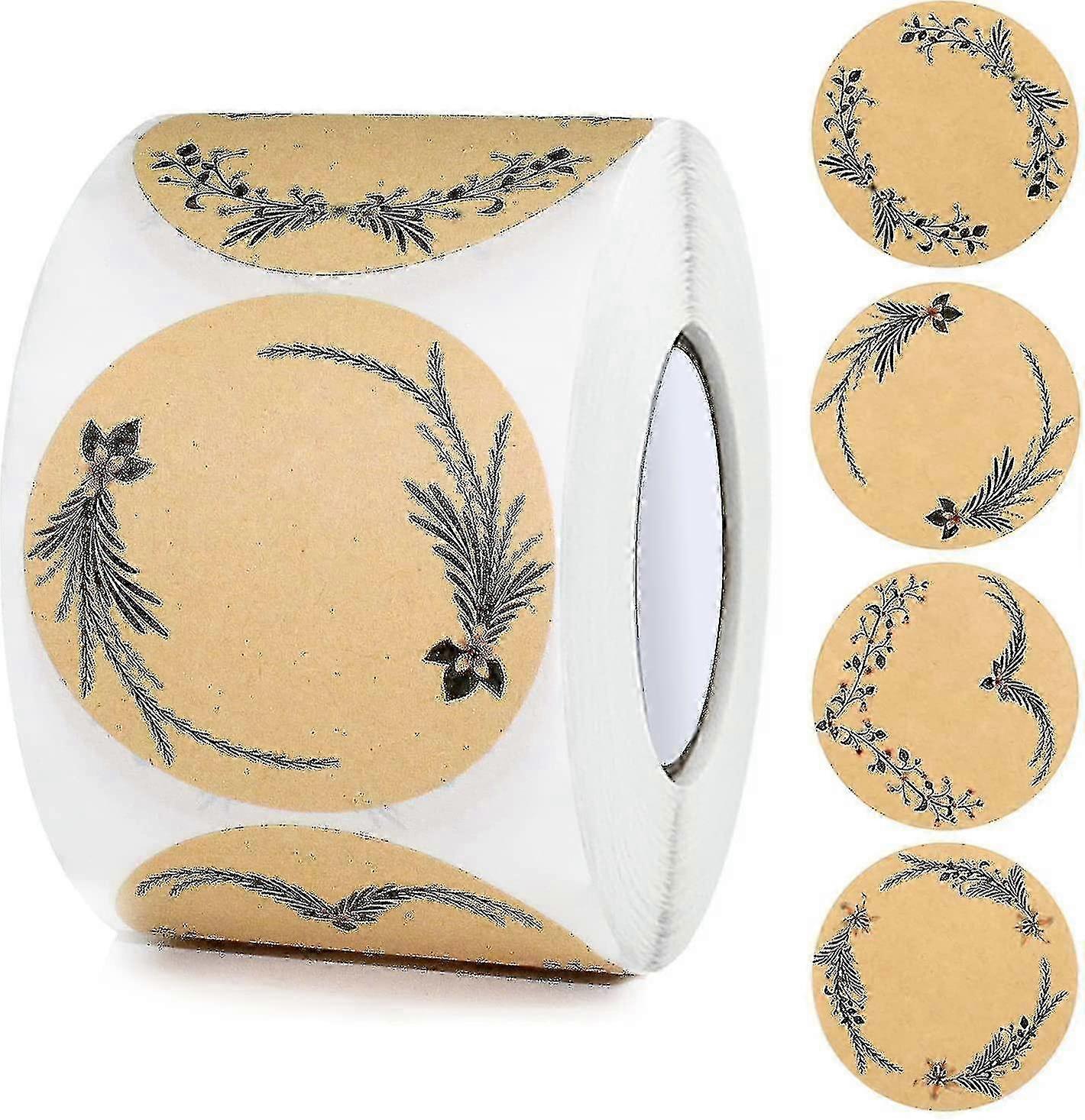 500枚5cmステッカー、ジャムジャーラベル-タイプB