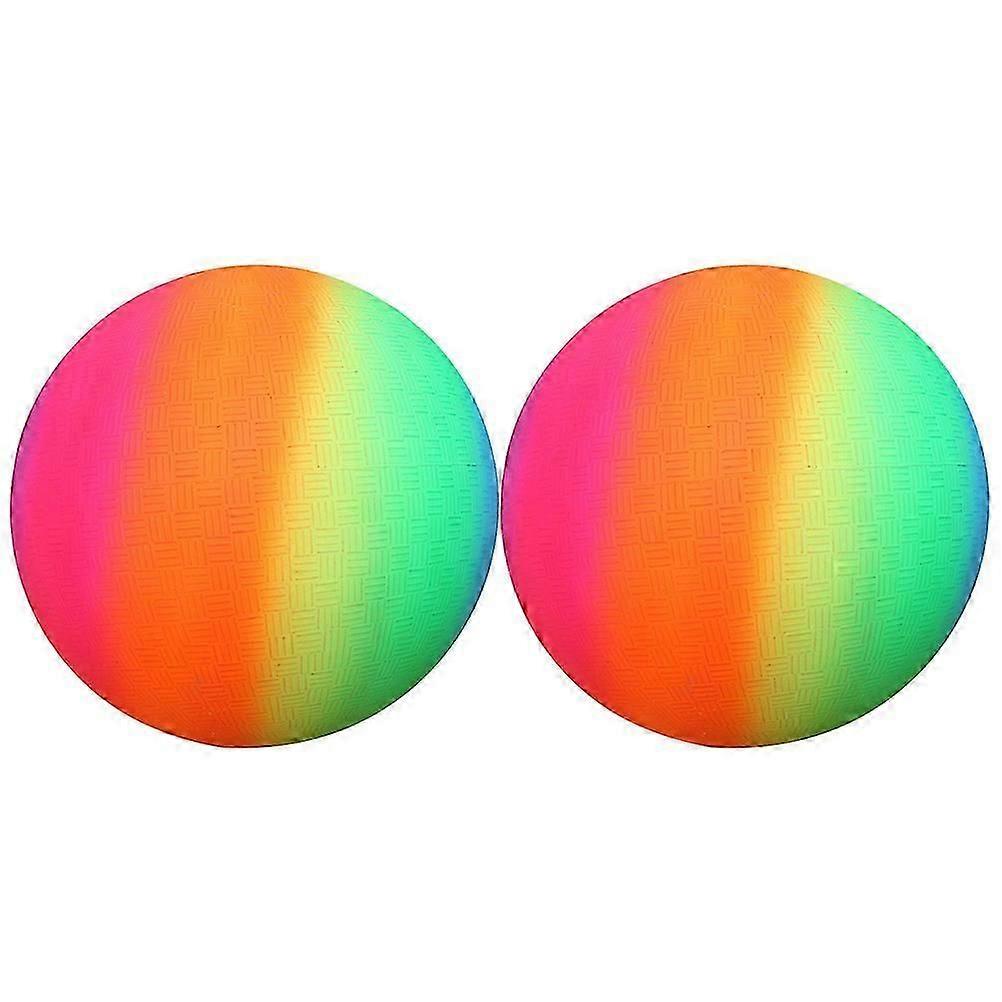 2 Pcs Inflatable Swimming Pool Bouncy Ball for Kids, Dodgeball, Toddler Play, Beach & Pool Fun