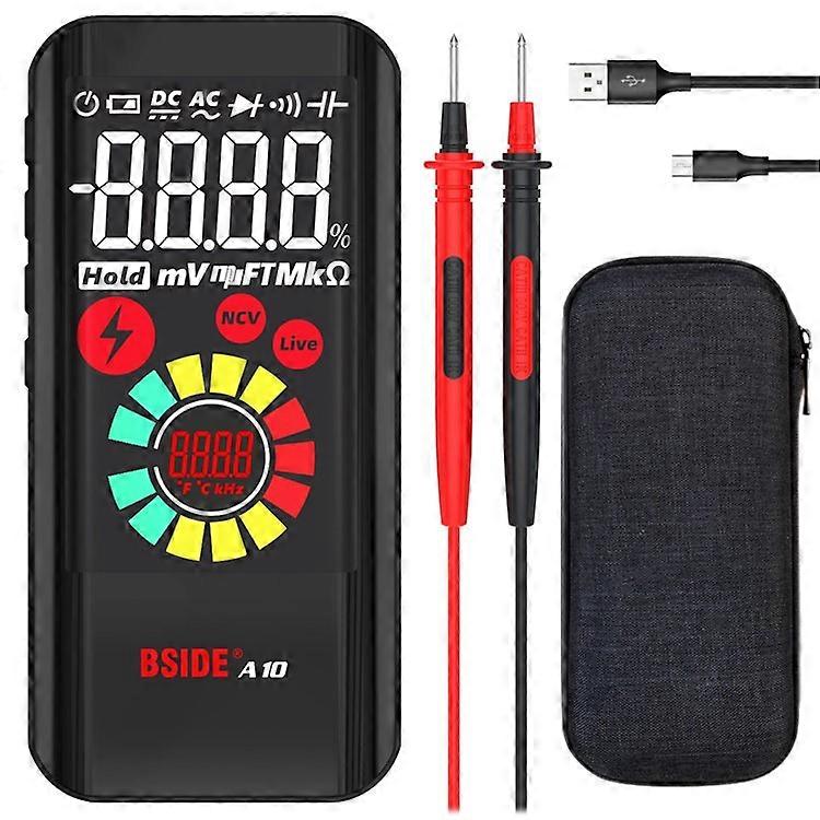 BSIDE A10 Digital Smart Multimeter NCV Voltmeter AC / DC Voltage Resistance Capacitance Measurer