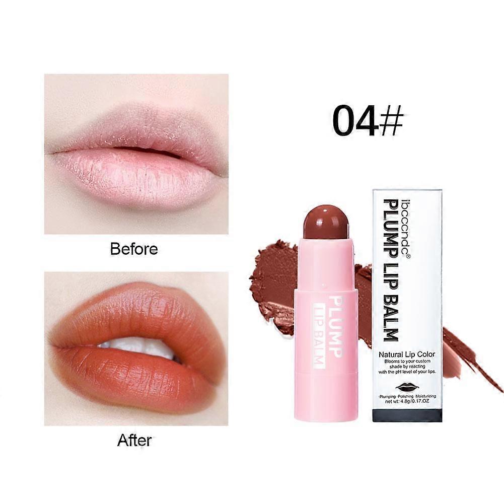 IBC Lipstick pH Reactive Color Changing Plumping Moisturizing Lipstick Lasting Hydration 4 Shades