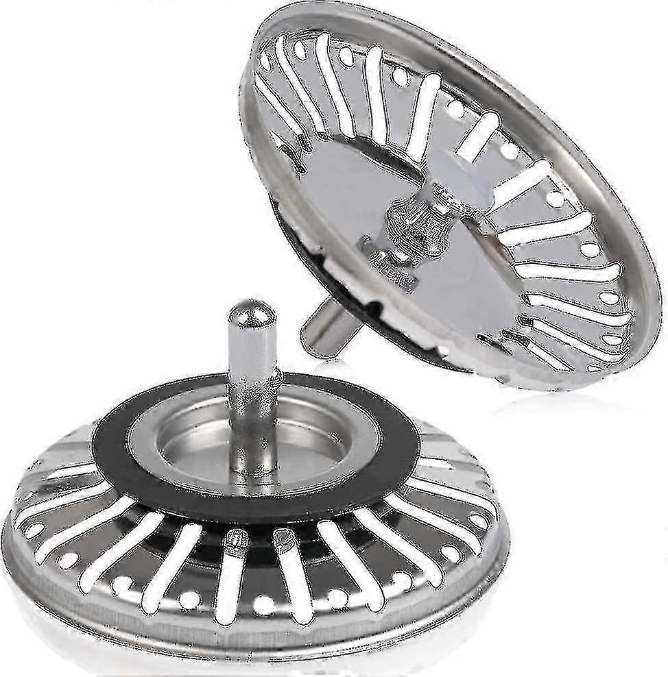 Replacement Basket Filter Plug for Sink Waste, Compatible with Various Sink Models