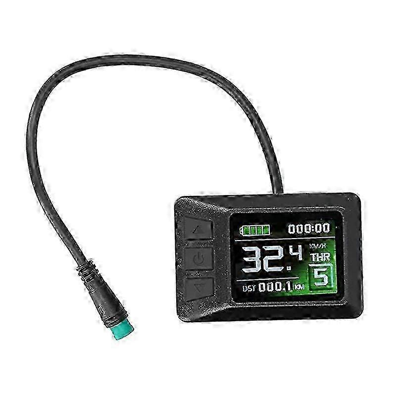 Waterproof Connection LCD7 Display for 24V / 36V / 48V E-Bikes with Color Screen Battery Indicator, Compatible with Certain Brands