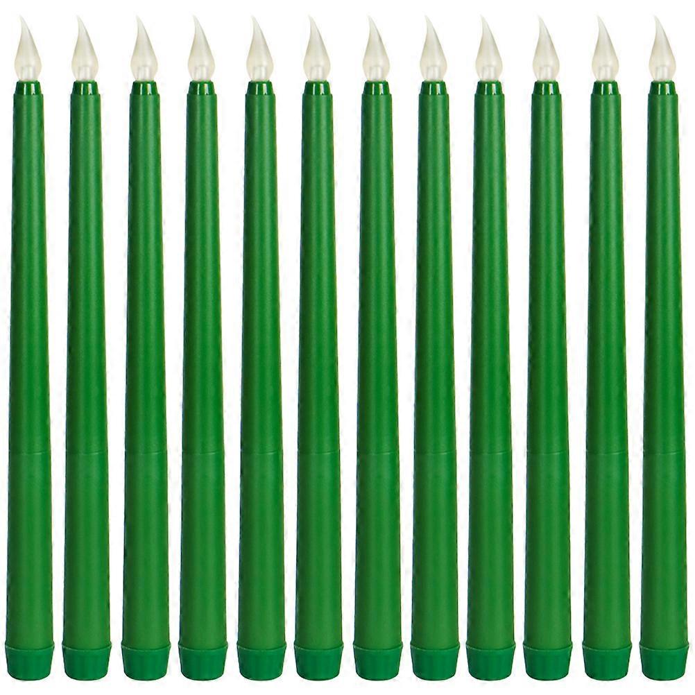 Sustainable Decor , Taper Candles with Warm Illumination