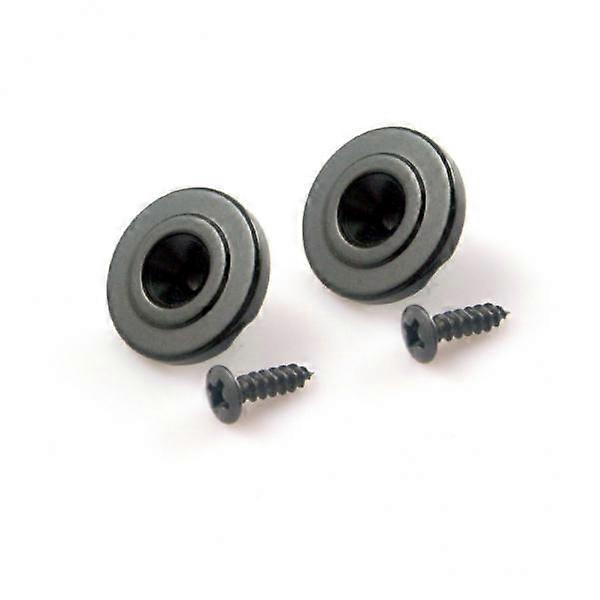 2-5pack 2 Pieces Round Style String Tree String Retainer for Electric Bass Black