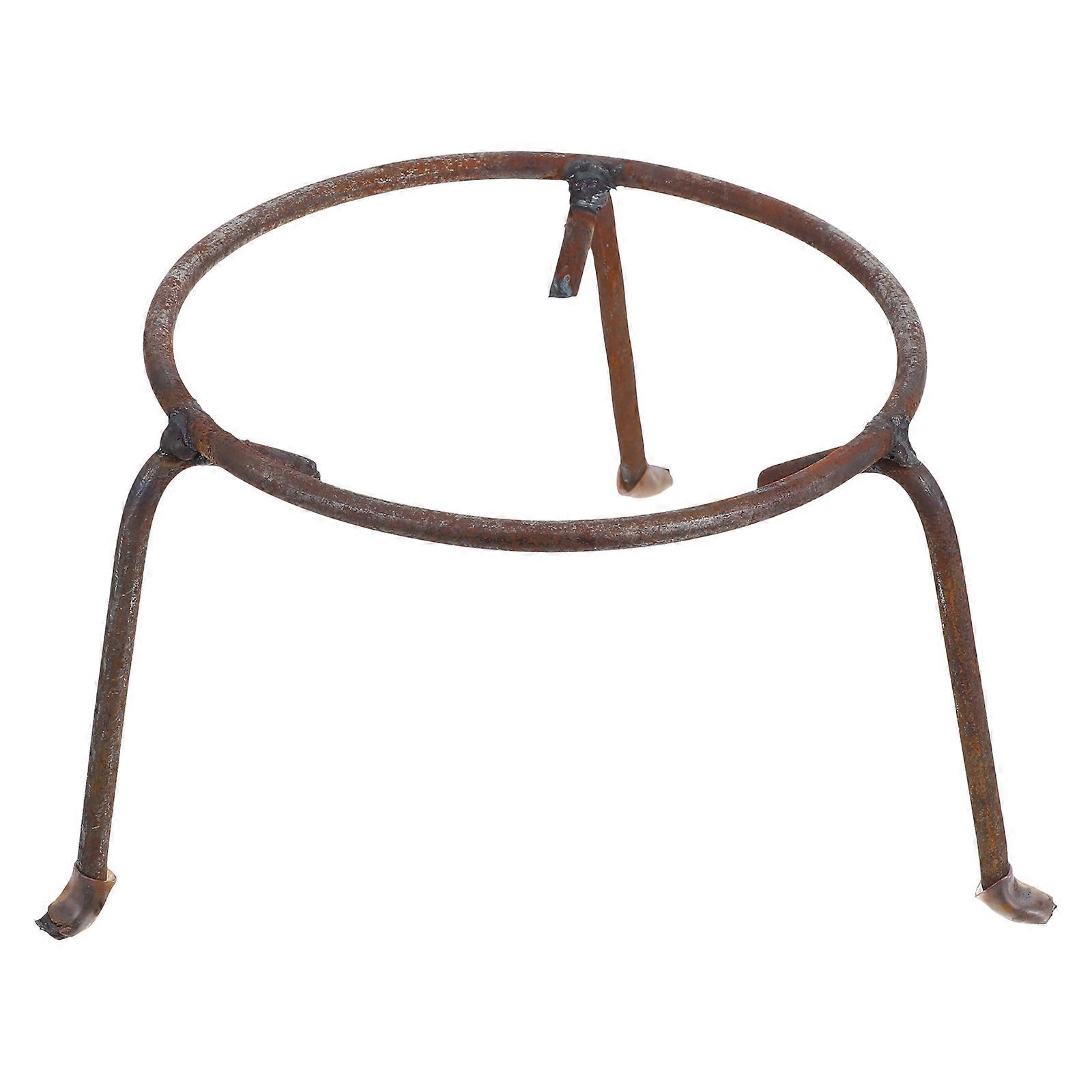 Wear Resistant Rebar Wok Rack Tripod Stove Stand Durable Outdoor Camping Pot Holder for Hiking Survival Portable Cooking Multi Function Support