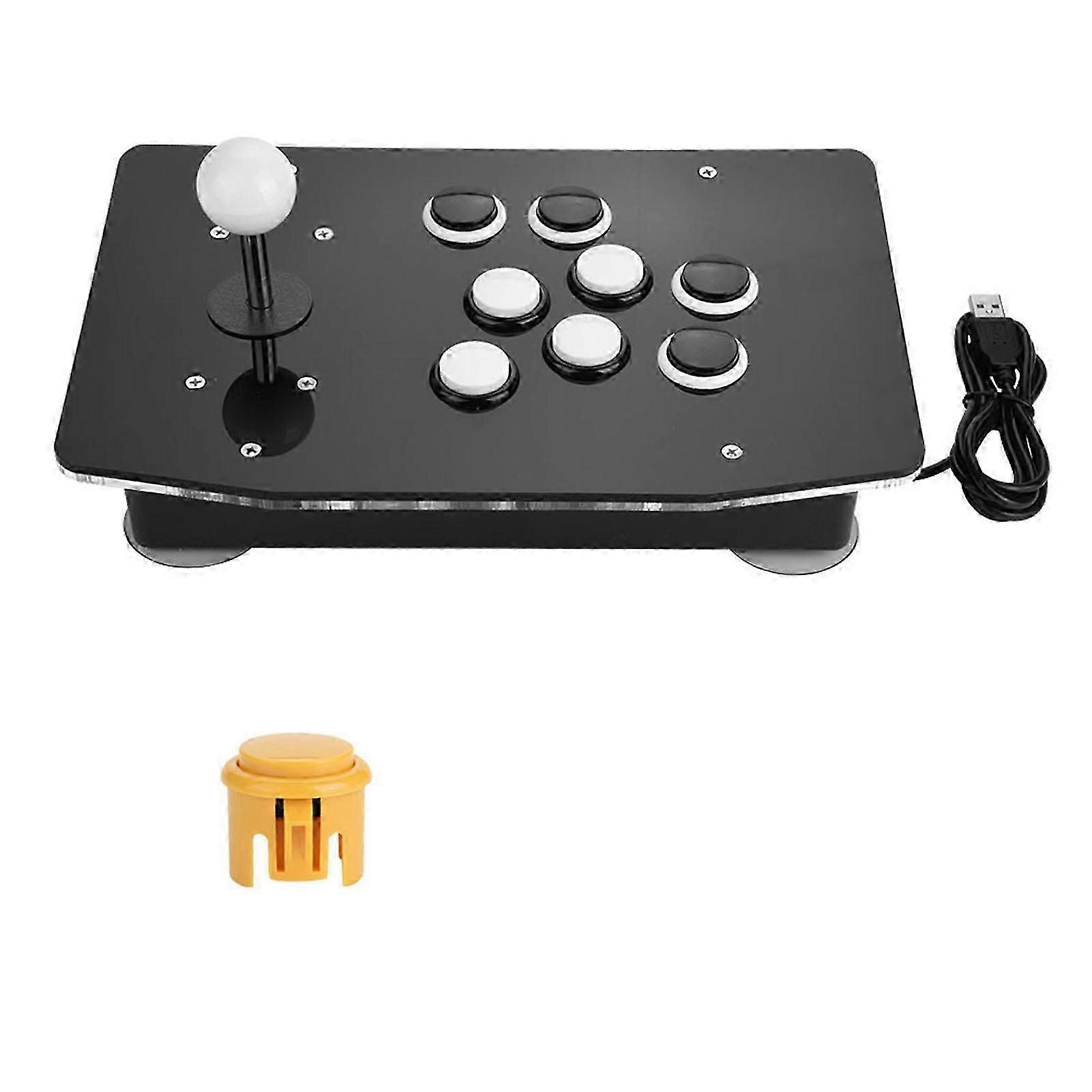 Zero Delay Joystick USB Interface Spiel Metallgriff Arcade Game Controller für Computer--