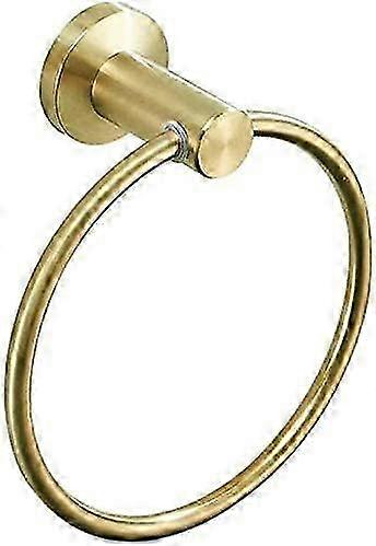 ステンレススチール製タオルリングホルダー16cm、バスルームまたはキッチンウォールマウント用