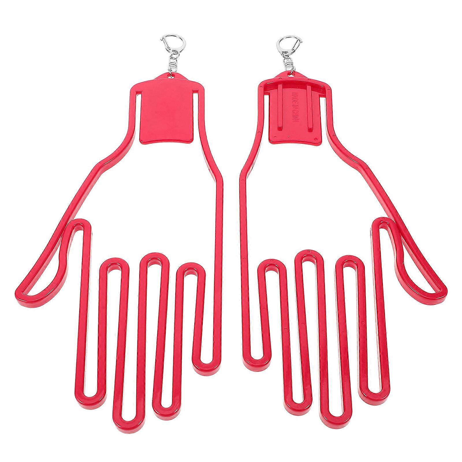 Golfs Glove Hanger Plastic Maintain Shape Storage Display Golf Practice 24.50X10.50X0.50cm 2Pcs