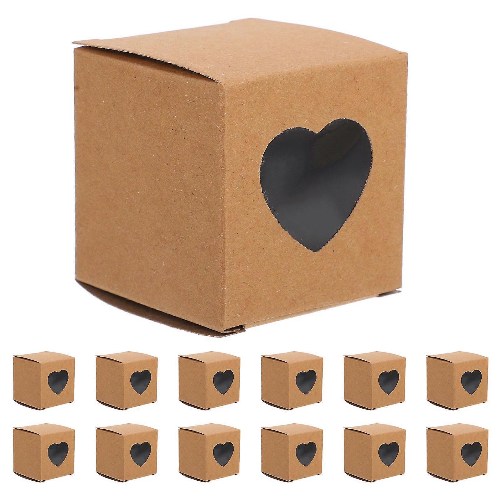 Treat Boxes Candy Boxes For Party Minimalist Style Square Shape 5.00X5.00X5.00CM Paper Material 100Pcs