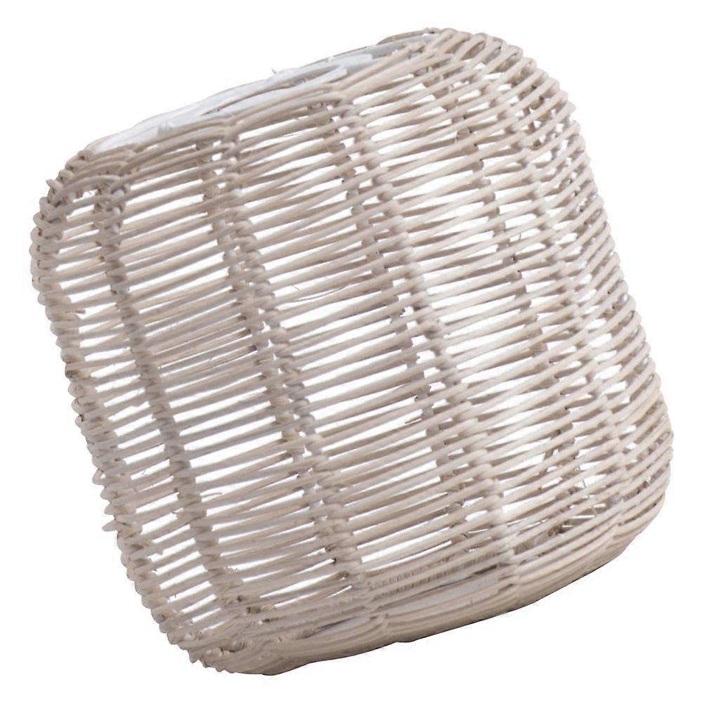 Replacement Shades For Lamps Rattan Woven Lampshade Simplicity Pendant Light Shade Living Room Coffee Color 5.9x5.9x5.9in Decorative 1Pack