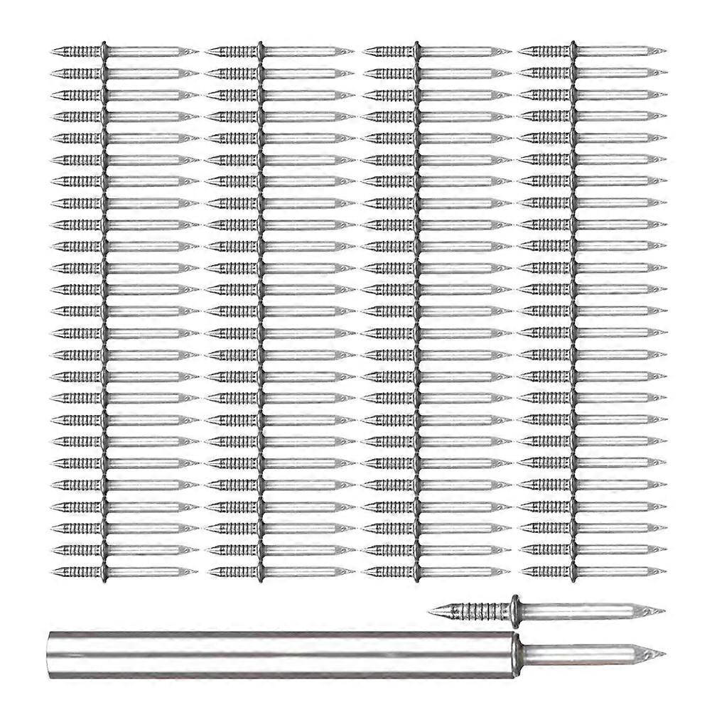 Double Ended Nail Set Picture Hanging Nail Furniture Fixing Iron 6.00X1.00X1.00cm Seamless Installation 1Set