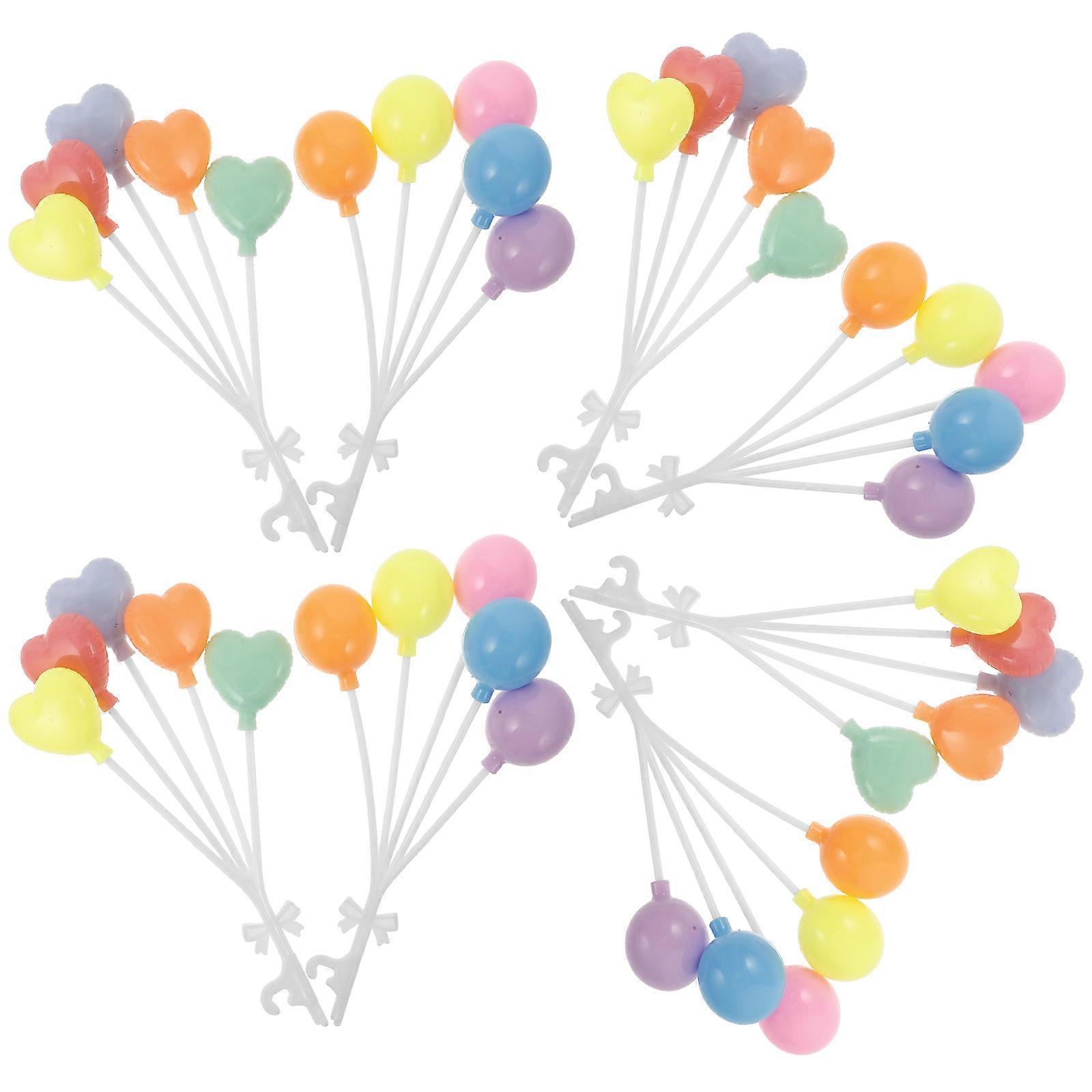 Multi Color Balloon Decorations for Decoration Miniature Dollhouse 8Pcs Set