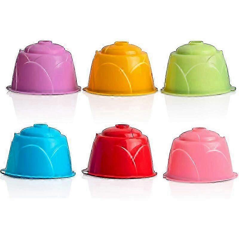 Reusable coffee capsule, 6PCS coffee capsules refillable filter capsules