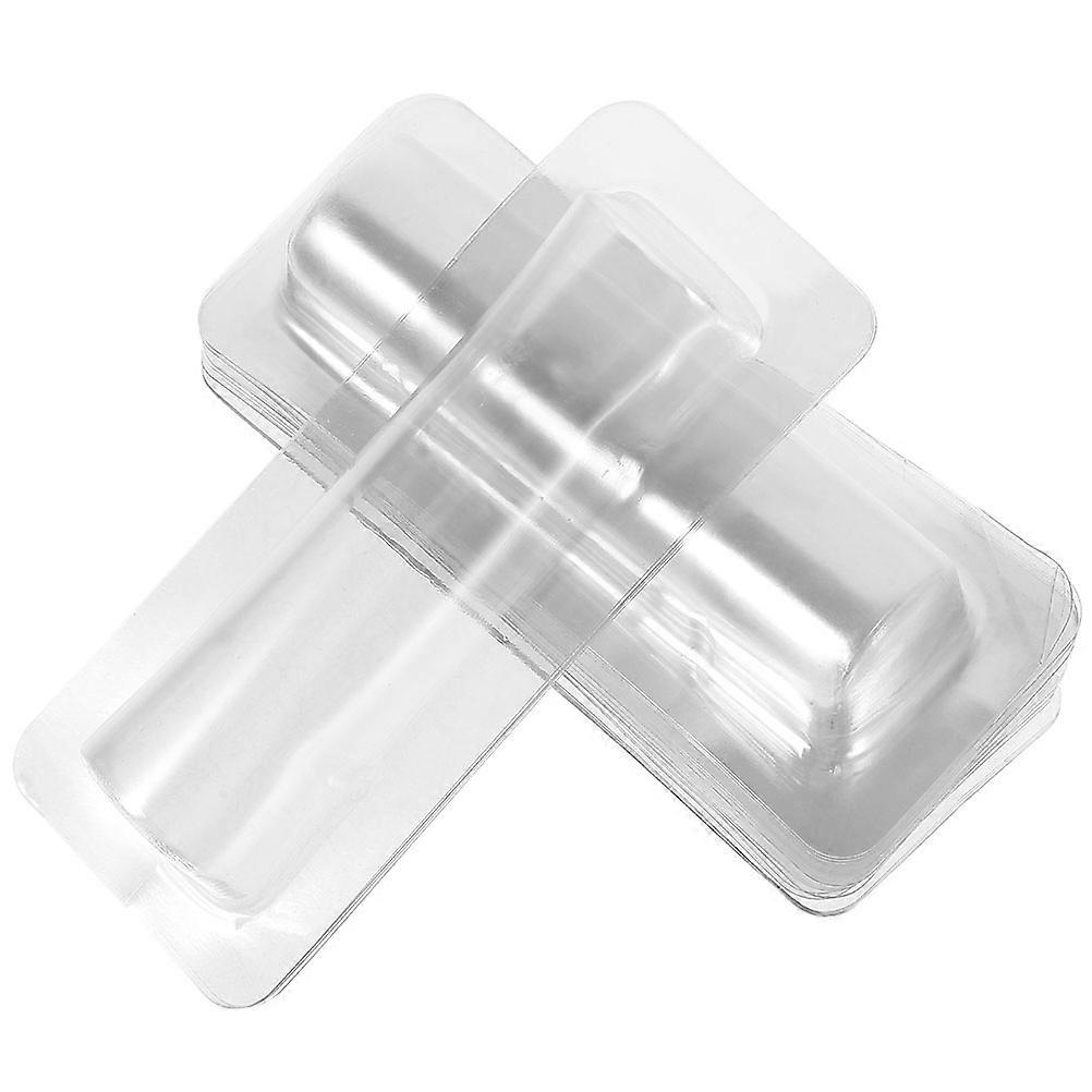 Clear Plastic Dome Money Card Holder For Office Use Rectangular with Dome Window 40Pcs