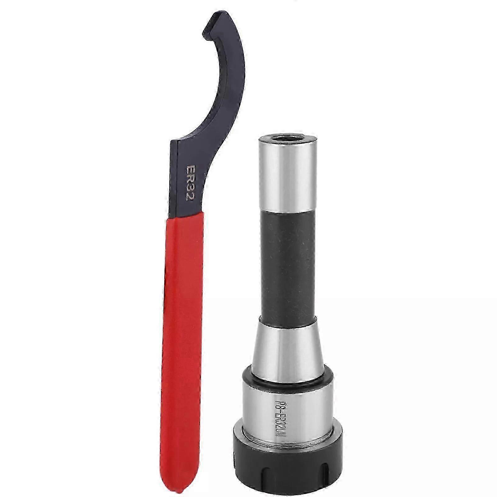 High Accuracy R8-ER32 Collet Chuck Kit for Milling Cutters Featuring a Hook Wrench 2025