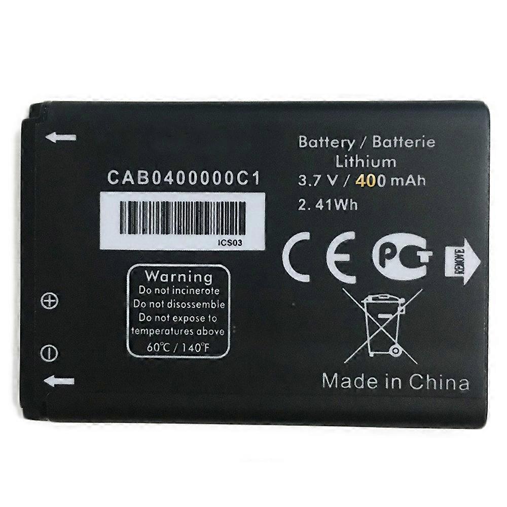 For Alcatel One Touch 3.70V 400mAh Rechargeable Lithium Battery Assembly (Encode: CAB0400000C1) (wit