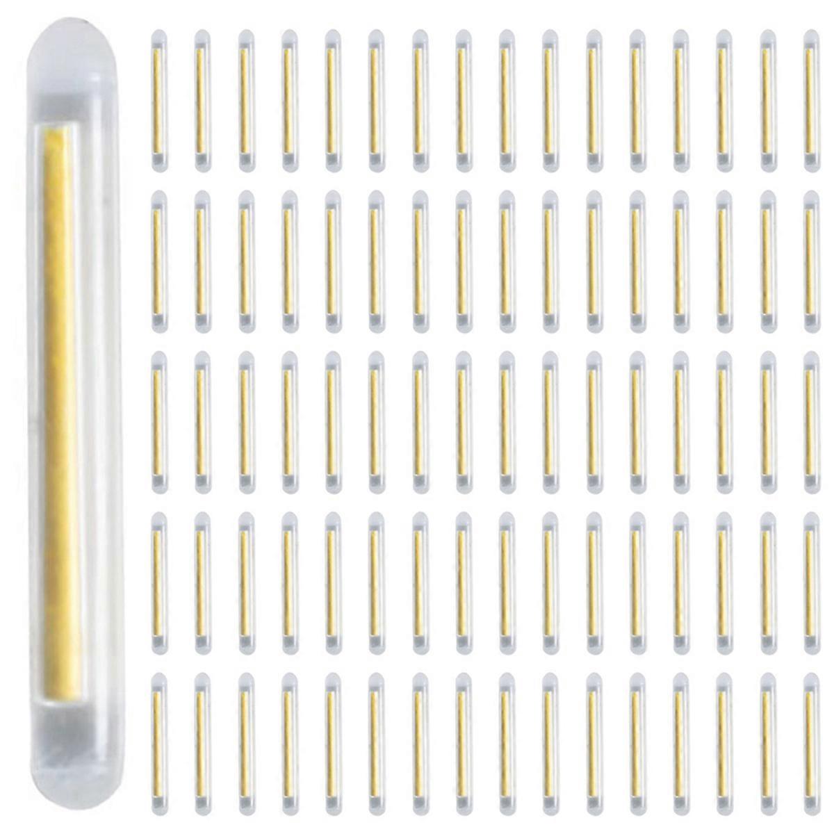100PCS Fishing Float Light Stick LED Fluorescent Glow Sticks 4.5mm