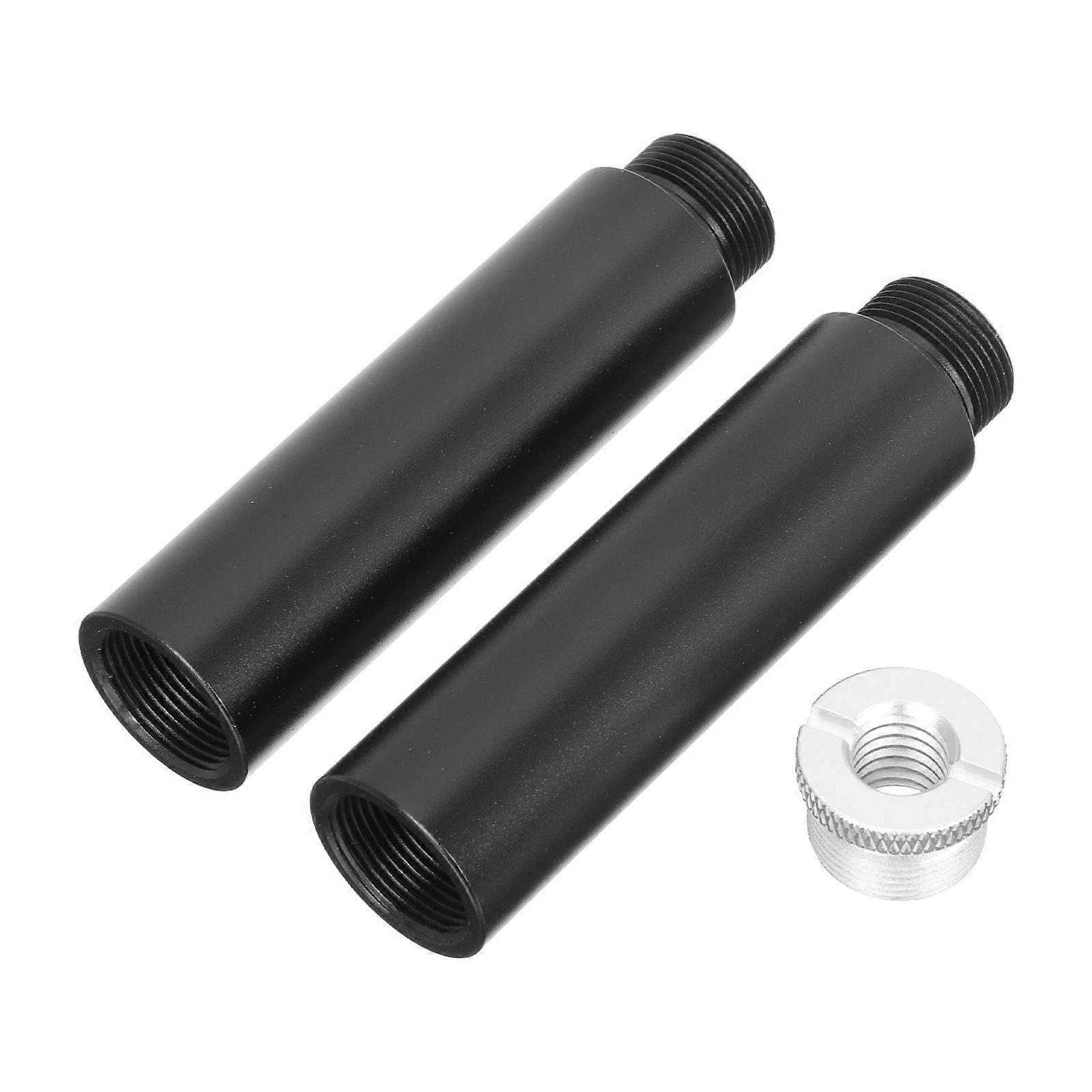Mic Extension Microphone Stand Extension Tubes Sturdy Structure Shock Mounts For Live Performance 1Set