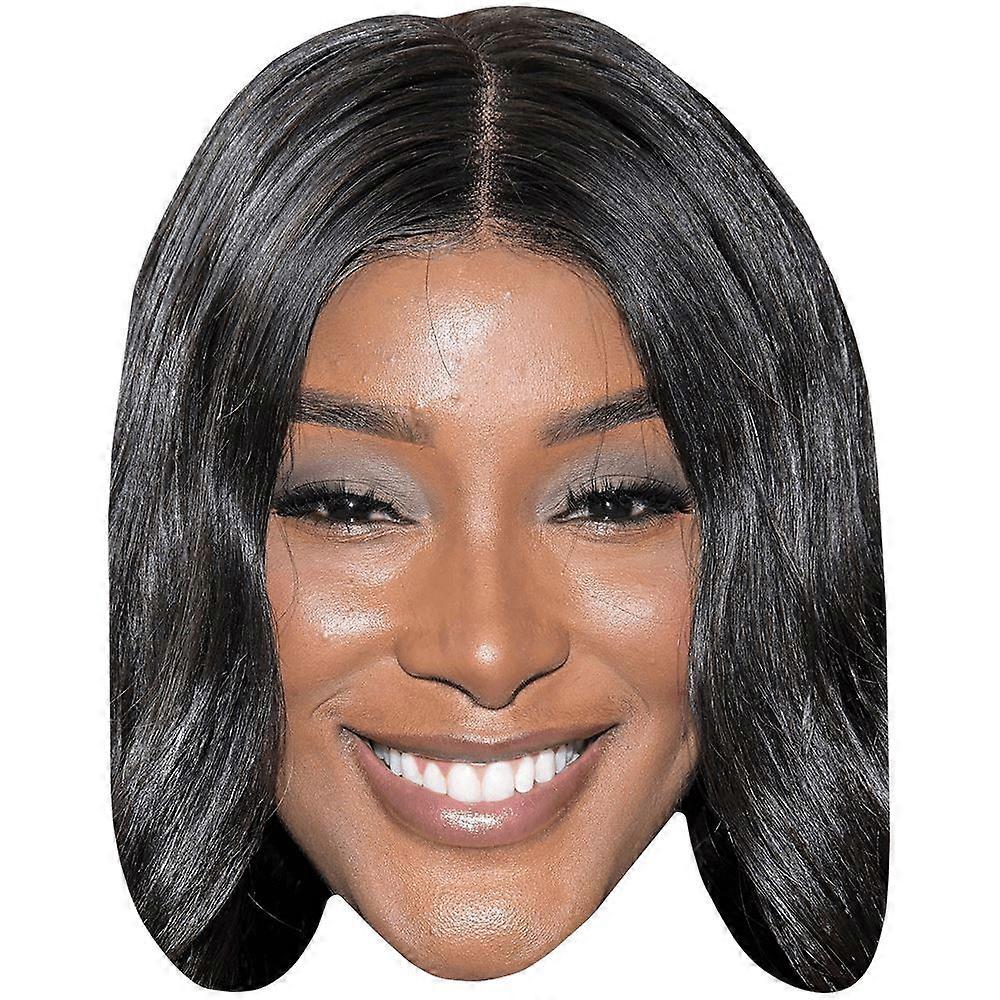 Zeta Morrison (Smile) Celebrity Mask, Flat Card Face