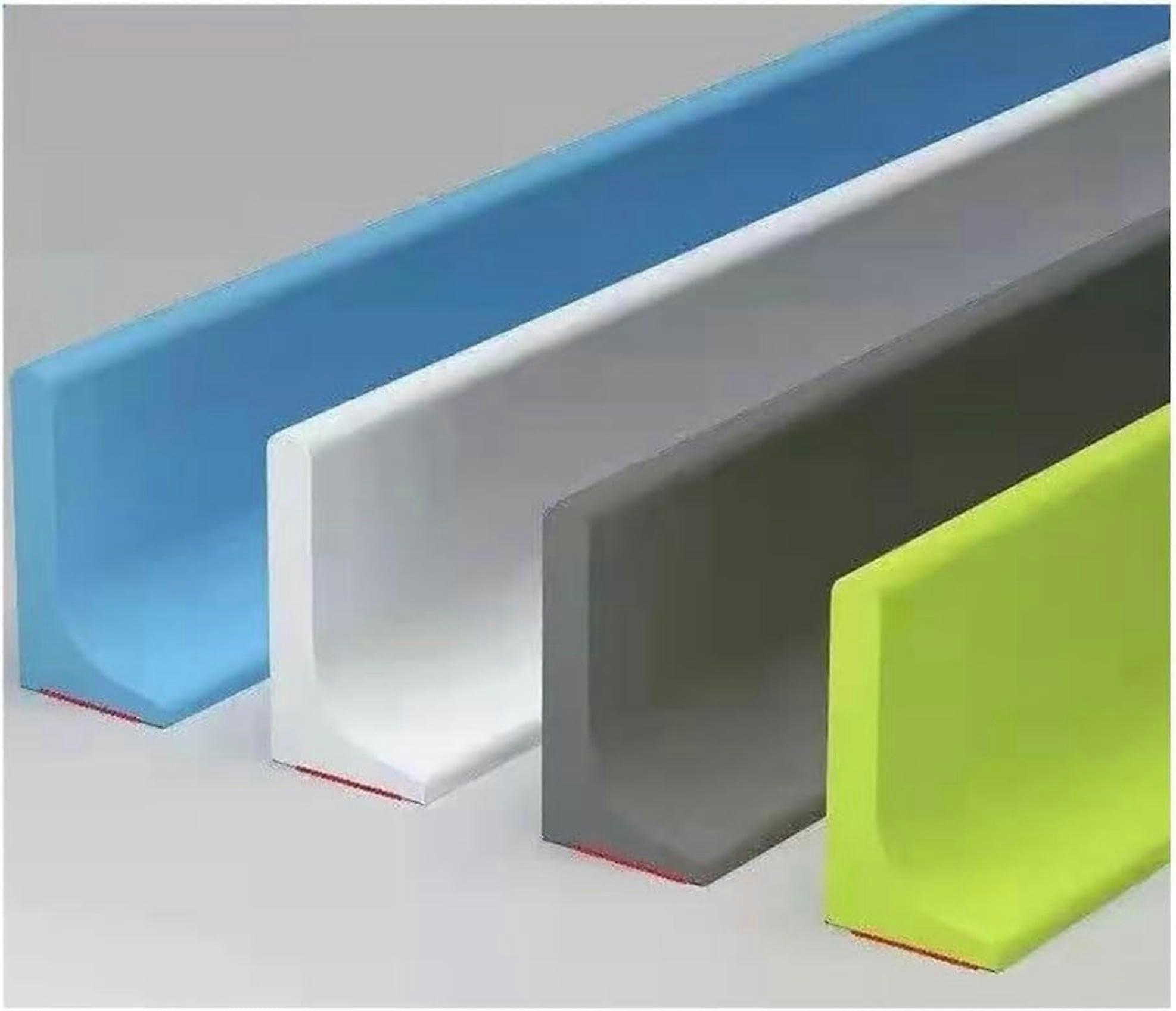 Shower Seal Strip Silicone Foldable Water Dam for Shower Threshold - Waterproof Barrier Guard for Dry Wet Separation